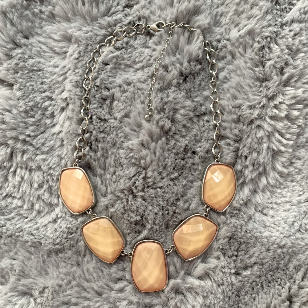 Peach Statement Necklace